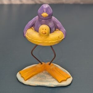 Russ tweet along with me purple bird figure swim pool duck float